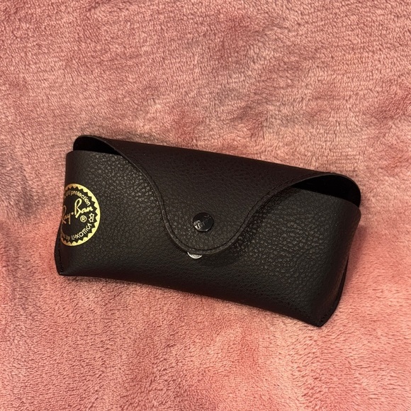 Ray-Ban Accessories - Ray-Ban Black Sunglasses Case with Gold Logo